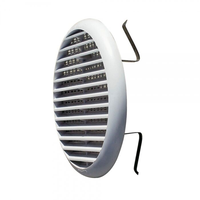 Tilmar rond ABS-rooster met klemveer tekening