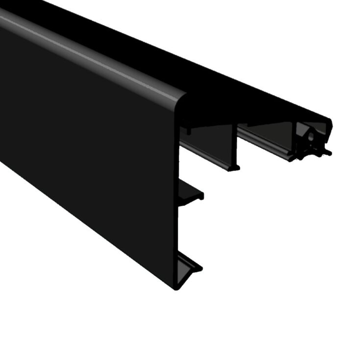 Roval-Solotrim Dakrandprofiel RAL 9005