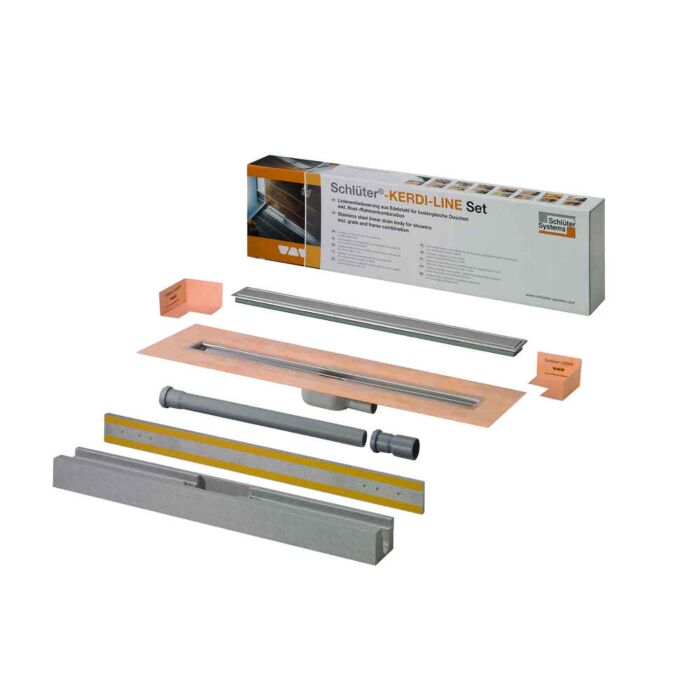 kerdi line set solid goot met rooster