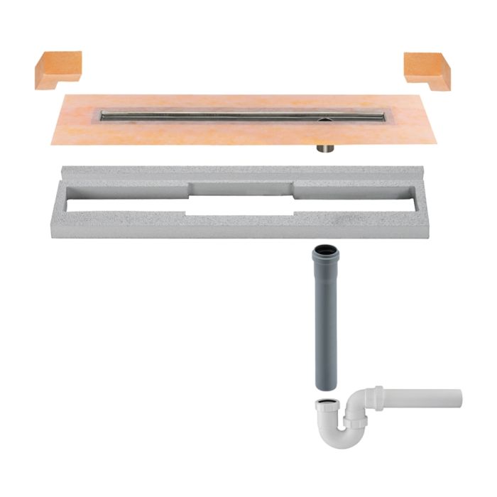 Schluter KERDI-LINE-VOS lijnafvoergoot