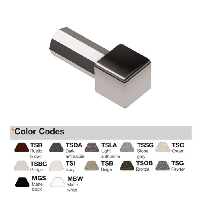 Schluter EV Q binnen- en buitenhoek
