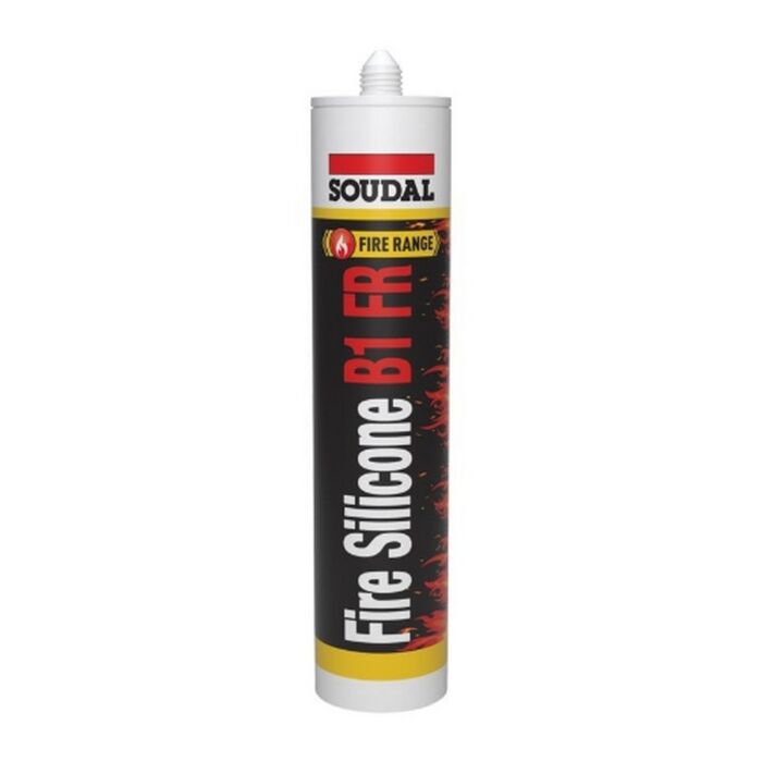 Soudal Fire Silicone B1 FR zwart 300 ml