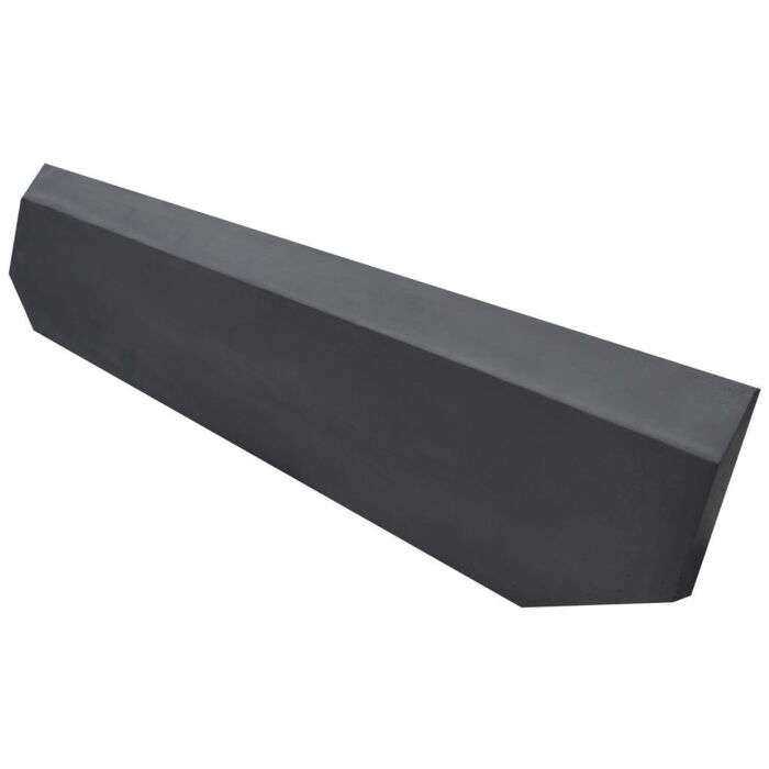 Stoneline Boordsteen Skrito 100 x 15 x 3-1 cm Basalt