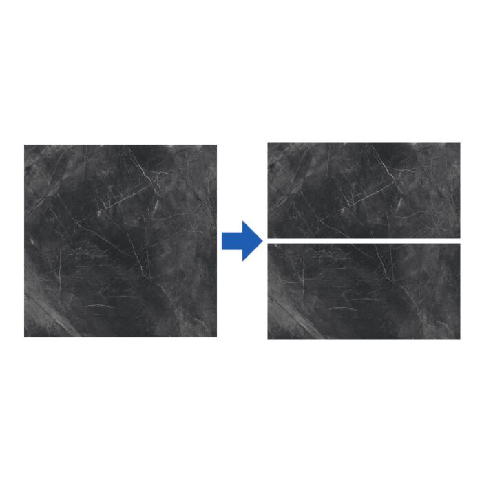 Halvering van keramische tegels