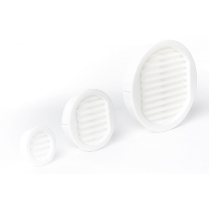 Tilmar nylon klemrooster wit