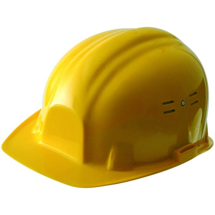 veiligheidshelm geel