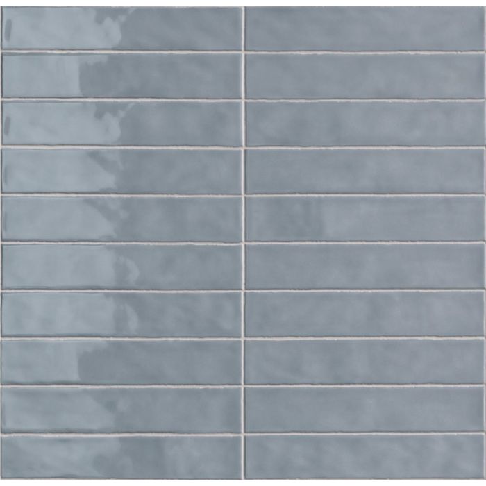 Blauwe wandtegeltjes