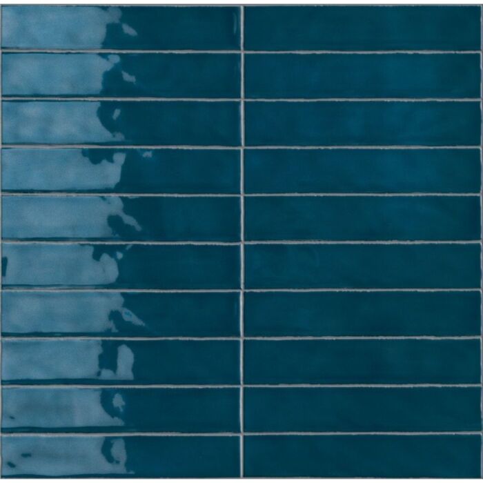 donkerblauwe wandtegeltjes