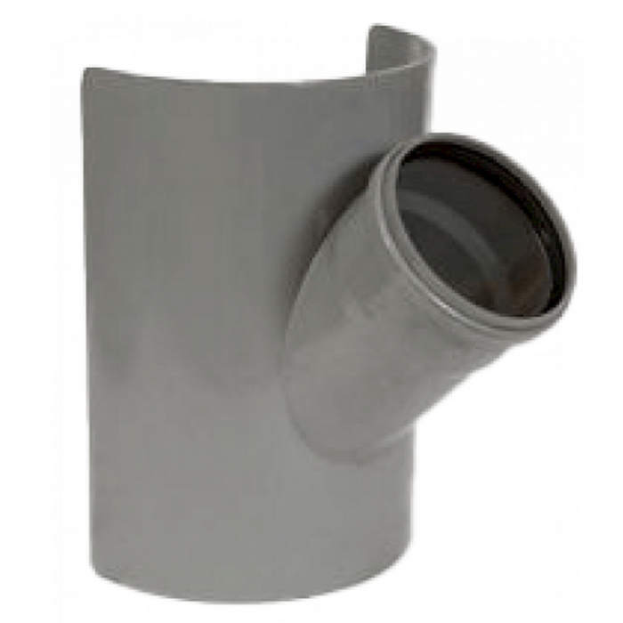 Zadelstuk PVC 45°