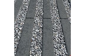 Stone & Style Grasslines Small Carbon Intense 25 x 25 x 10 cm per m²