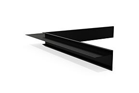 Roval Dakrand Binnenhoek 60 x 64 mm RAL 9005