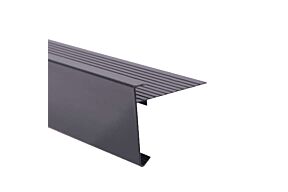 Roval Dakrandprofiel 60 x 64 mm RAL 9005 L2500 mm