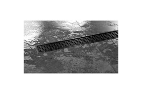 Schluter KERDI-LINE-A SQUARE ZWART doucherooster