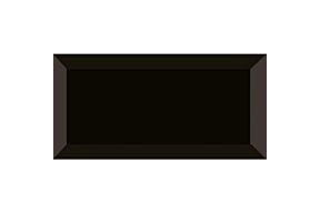Altair Biselado Negro 7,5x15 per m²