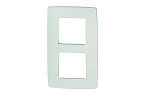 NIKO "Original White" tweevoudige afdekplaat verticaal 60 mm