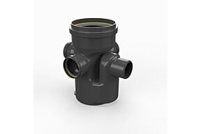 Sifonput [PE] Ø250 / 3 x Ø110 mm + sifon 1 x Ø110 mm