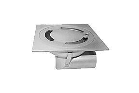 ACO EKO vloerafvoerput horizontaal inox mat