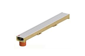ACO Euroline 60 met uitloop Natural Grey