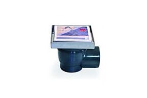 ACO bluestone inox vloerafvoerput horizontaal