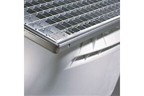 Tilmar T176 RVS Afwerkprofiel kelderlichtschacht 80/40