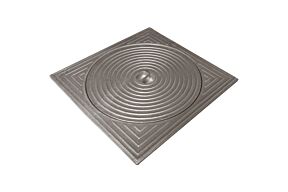 Aluminium rond deksel gesloten