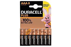 Duracell Alkaline Plus AAA-batterijen Duracell Alkaline Plus AAA-batterijen