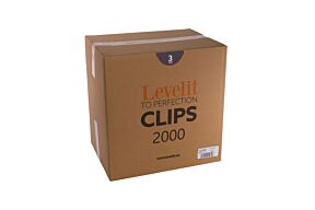 Levelit clips 2000 st 3 mm