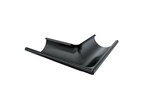 Metigla Dakgoot #9 Buitenhoek 90° - Ø125/88 mm [RAL 9005]