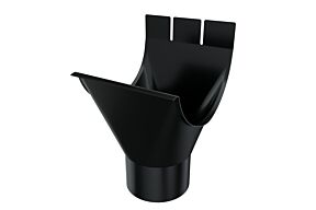 Metigla Dakgoot #8 Gootsluitstuk - Ø125/88 mm [RAL 9005]