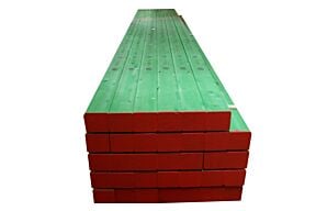 gedrenkt metsprofiel hout 295 cm
