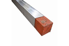 Koop Metsersprofiel Aluminium+Hout 66 x 66 mm x 4 meter