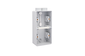 NIKO Hydro Verticale opbouwdoos 2 x M20