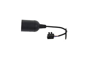 Verhuisfitting E27 zwart 