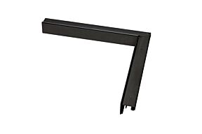 Roval-Solotrim Dakrand Binnenhoek 60 x 55 mm RAL 9005