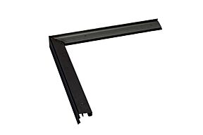 Roval-Solotrim Dakrand Buitenhoek 60 x 55 mm RAL 9005