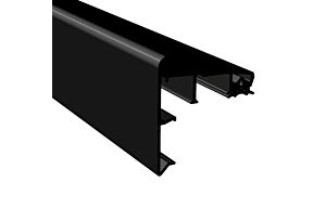 Roval-Solotrim Dakrandprofiel RAL 9005