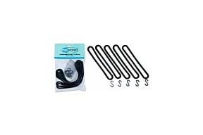 Spanrubbers S-haak set/5st