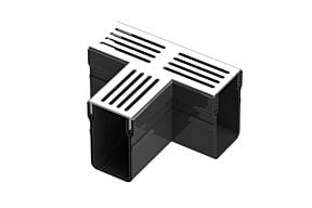Stardrain aluminium T-stuk