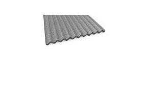Golfplaat Vezelcement Natuurgrijs 1.22x1.09m