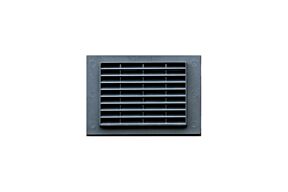 Tilmar T050 Muurrooster los 13 x 9 cm zwart