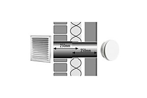 Tilmar T160-D Muurdoorvoerset