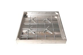 Aluminium tegeldeksel 6cm