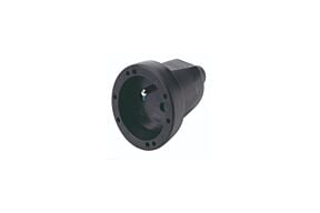 Tegenstekker PVC zwart