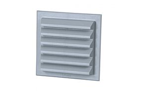 Tilmar Fresh ABS-buitenmuurrooster grijs