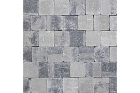 Betonklinker Damme Grijs-Zwart Getrommeld 15 x 15 x 6 cm