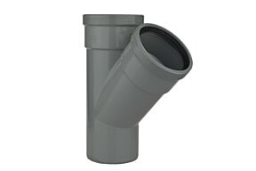 Y-stuk PVC 2 x mof