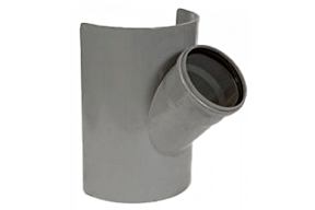 Zadelstuk PVC 45°
