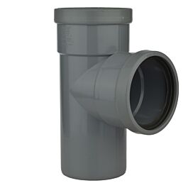 PVC T-stuk Ø200 90° [2X RUBBER MOF] kopen | Bouwkampioen