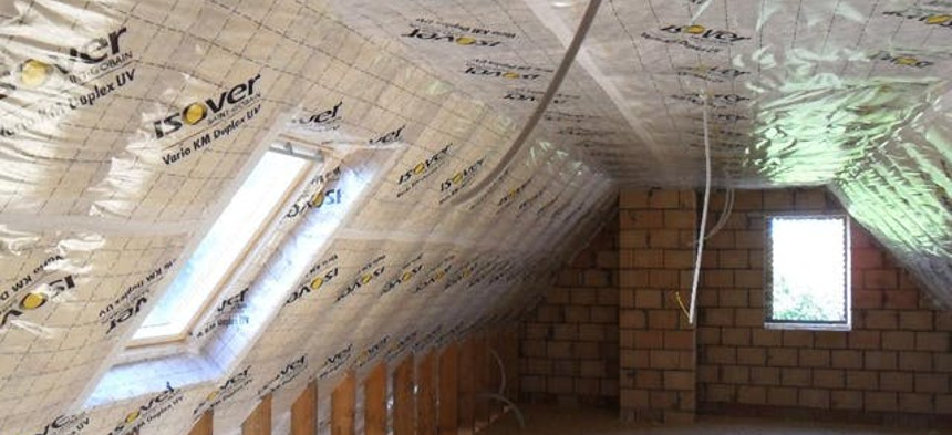 Écran de vapeur au grenier