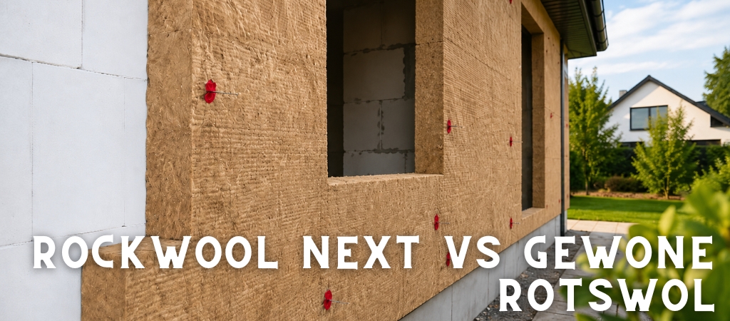 Wat is het verschil tussen ROCKWOOL Next en gewone rotswol?